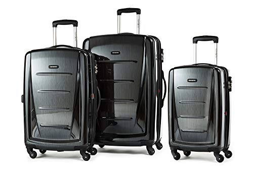Samsonite Winfield 2 Fashion 3 Piece Spinner Luggage Set (Brushed Anthracite), Brushed Anthracite, One Size, Brushed Anthracite, One Size