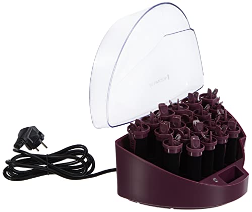 Remington KF40E Heated Hair Rollers Easy-Clip System Ion Technology 3 Sizes (19 mm, 22 mm, 27 mm) Black/Purple