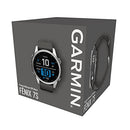 Garmin Fenix 7S, Silver with Graphite Band, Multisport GPS Watch