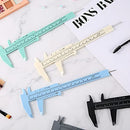 5 Pieces Eyebrow Measuring Ruler, Brow Mapping Ruler Tool, Mini Vernier Caliper Double Scale Plastic Ruler, Sliding Gauge Ruler for Microblading Eyebrow Tattoo Brow Artists Makeup (Fresh Colors)