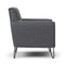 Simpli Home AXCCHR-24GR Warren Accent Chair with Hairpin Legs Armchairs, Slate Grey