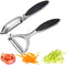 Vegetable Peelers Fruit Peelers Potato Peelers Stainless Steel Multi-Function Set for Kitchen and Household Tools Y & I Shape Swivel Blades Melon Planer Skin-Peeler