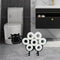 Cow Decorative Toilet Paper Holder Toilet Paper Holder Funny Bathroom Art Toilet Paper Stand Toilet Tissue Paper Storage Free-Standing Bathroom Tissue Storage Toilet Roll Holder