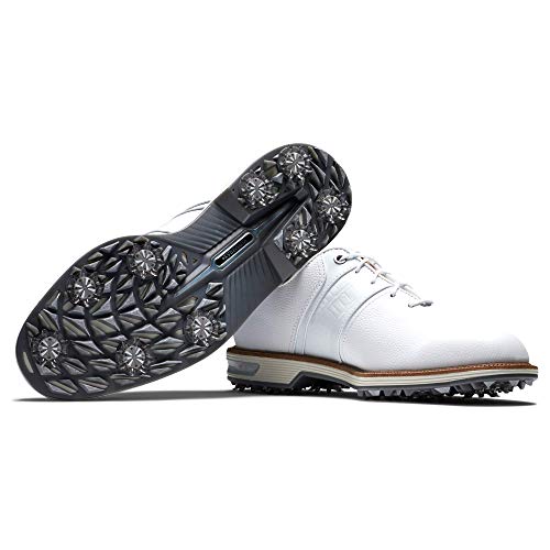 FootJoy Men's Premiere Series-Packard Golf Shoe, White/White, 10