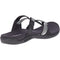 Merrell Women's District Mendi Thong Sandal, BLACK/WHITE, 6 medium