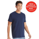 Hanes Men’s Pocket Undershirt Pack, Cotton Crew Neck T-Shirt, Moisture Wicking Tee, Assorted 6-Pack, Assorted, X-Large