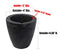 #2 - 4 Kg Foundry Clay Graphite Crucibles Cup Furnace Torch Melting Casting Refining Gold Silver Copper Brass Aluminum