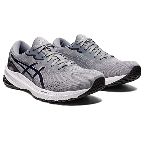 ASICS Men's GT-1000 11 Running Shoes, Piedmont Grey/Midnight, 10 US