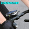 【Bone】Bike Tie 4 Pro Pack, Bike Phone Mount Universal 2 in 1 Phone Holder for Bike, Shock-Proof Charger Mount for Stem, Bike Accessories for iPhone Samsung, Fits 4.7” - 7.2” Phones- Black