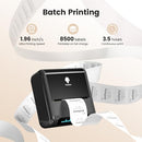 Label Maker Machine - Vinyl Sticker Maker Machine for Small Business, 3 Inch M200 Portable Thermal Printer Support 20-80mm Width Label for Product, Address, Barcode Printer for Phone&PC, Black