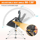 KingCamp Double Hammock Camping Chair Swinging Chair for Adults Portable Folding Rocking Chair Hold Up to 580 lbs with Adjustable Back Support Pillow Cup Holder for Outdoor Lawn Beach Concerts