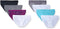 Hanes Women's 6-Pack No Ride up Cotton Bikini (Bonus +2), Assorted, 7