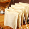 200 Pcs Disposable Tea Filter Bags,Natural Pulp Material Drawstring Seal Tea Bag Empty for Loose Leaf Tea (7 x 9 cm)