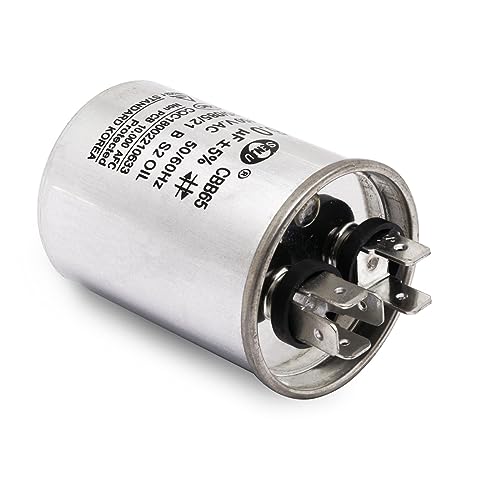 Benliu 6 uf MFD 370 or 440 Volt Fan Motor Run Oval Capacitor for AC Motor Run or Fan Start and Cool or Heat Pump Air Conditione Conditioner (6UF)