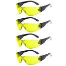 Safety Glasses, Anti-Fog and Anti Scratch Reduction Coating, Reinforced Resistant and Protective Lens, Eye Protection Glasses Safety For Snug Fit