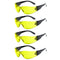 Safety Glasses, Anti-Fog and Anti Scratch Reduction Coating, Reinforced Resistant and Protective Lens, Eye Protection Glasses Safety For Snug Fit