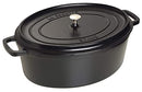 Staub Oval Cocotte, 31 cm, Black