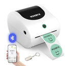 MUNBYN Shipping Label Printer 411B, 4x6 Bluetooth Thermal Label Printer for Shipping Packages or Small Business, Compatible with iPhone, Android, iPad, Windows, macOS, Supports Etsy, UPS, USPS