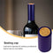 TOYANDONA 100Pcs/ Set PVC Heat Shrink Capsules Wine Shrink Wrap Bottle Caps Wine Bottle Seal Home Beer Brewing Tool Shrink Caps Wine Bottle Tops for Wine Cellars Home, Blue