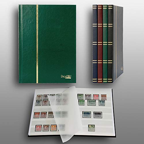 Prophila Lighthouse small stamp album (new) 16 white sides, green cover