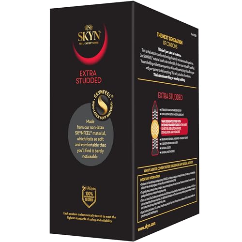 LifeStyles Skyn Extra Studded Condoms