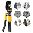 8T Hydraulic Crimping Tools YQK-70 Hydraulic Compression Plier Hydraulic Hand Crimper Tool Set with 9 Pairs of Dies Range 4-70mm²