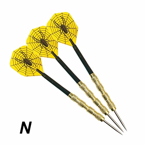 15 pcs(5 sets) of Steel Tip Darts Needle Slim Barrel with Nice Dart Flights