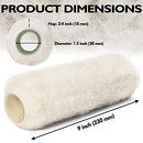 20pcs Paint Roller Covers 9 Inch x 3/4" Nap, High Capacity Lambswool Roller Covers for Paint Rollers, Naps for Paint Roller Brush and Frame, Perfect House Painting Supplies for Textured Rough Surfaces
