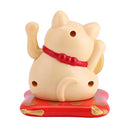 Lucky Cat, Solar Powered Cute Waving Cat, Maneki Neko Waving Arm for Fortune Money and Good Luck, Fengshui Lucky Cat Swinging Arm for Home Display/Car Decor(Yellow)