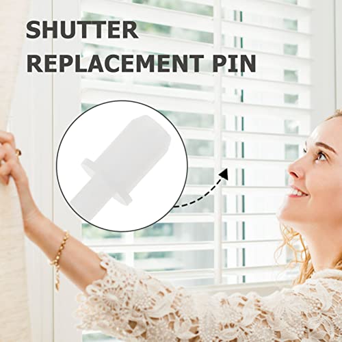 BESPORTBLE Plantation Shutter Replacement Shutter Replacement Shutter Latch Window Replacement Repair Latch Home Office Blind Loss Replacement Repair Accessories 60Pcs Plantation Shutter