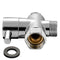 (nuts) - Zengest G1/2 (20mm Diameter) Shower Head Diverter Valve, Shower Arm Diverter Valve for Hand Shower Head and Fixed Spray Head, The Sealing Gasket Needs To Be Added To The Nut Inlet When Installing.