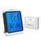 ThermoPro TP65B Digital Wireless Hygrometer Indoor Outdoor Thermometer Wireless Temperature and Humidity Monitor with Jumbo Touchscreen and Backlight Humidity Gauge, 500ft/150m Range