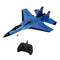 Generic EPP SU-35 FX620 Remote Control Glider Plane 2CH RTF Durable 2.4G Hobby Model Anti Crash with Cool Lighting RC Drone Gifts Boys Girls Age 8+ , Blue 2 Battery