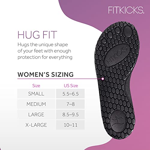 FitKicks Women's Snakeskin Print Active Lifestyle Slipper Shoes, Medium (7-8), Venom