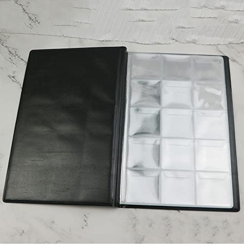 New 150 Coins Coin Album Australian Coin Collection Folder Book Holds Black Gold