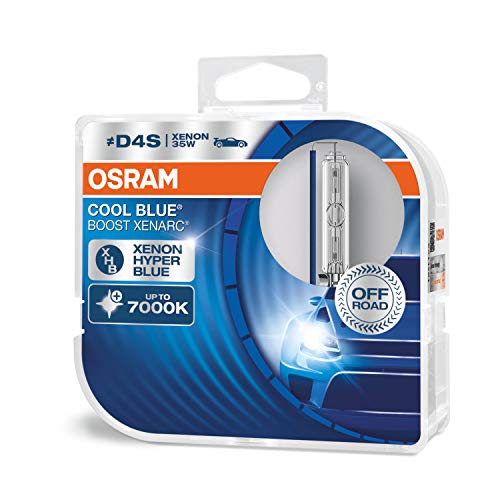 Osram D4S Cool Blue Boost 7000K Hyper Blue Bulbs 66440CBB-HCB Twin Pack