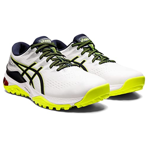 ASICS Men's Gel-Kayano ACE Golf Shoes, 9.5, White/Midnight