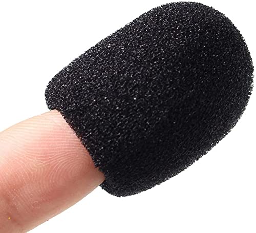 15pcs Foam Mic Cover, 30×22mm Handheld Microphone Windscreen, Lapel Headset Microphone Sponge Mini Foam Cover Shield Protection for Variety of Headset Microphone