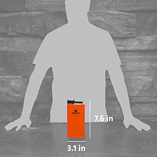 Stanley x Mossy Oak® Classic Flask 8oz with Never-Lose Cap, Wide Mouth Stainless Steel Hip Flask for Easy Filling & Pouring, Insulated BPA-Free Leak-Proof Flask