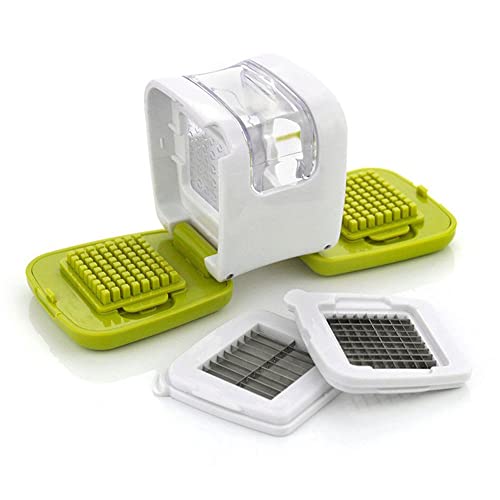 Chopper Garlic Press Box, Plastic ABS Garlic Cutter Mincer Rocker Ginger Mashing Box Crusher Kitchen Presser Squeezer