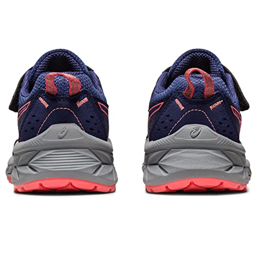 ASICS Kid's PRE Venture 9 Pre-School Shoes, Indigo Blue/Papaya, 11 US