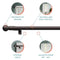 Zenna Home Window Curtain Rod, Easy Install Twist and Shout Telescoping Tension Rod, Adjustable 48" to 84", No Tools Needed, with Decorative Round Finials, Oil Rubbed Bronze