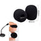 20 Pcs Foam Mic Cover, Black Mini Microphone Headset Windscreen Sponge Foam Mic Cover(30x22x8 mm)