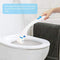 Toilet Brush with 1 Bag Disposable Cleaning Pads, Long Handle Wall Toilet Bowl Clean System Replacement Wand Scrubber Starter Kit Replaceable Versatile Cleaner Bathroom Concentrated Detergent