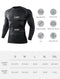 OYGSieg 3 Pack Mens Thermal Shirts Long Sleeve Compression Shirts Athletic Base Layer Top Cold Weather Gear Underwear, 3 Pack(black and Grey), Small