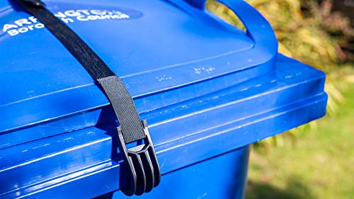 1 x Wheelie Bin Top Strap – No Tools or Drilling Required - Keep Lid Closed & Contents Secure (1)