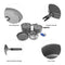 Fire-Maple Feast 4 Camping Cooking Set | Outdoor Cookware Kit with Ultralight Pot Kettle Pan for 4 People Camping Picnic Hiking BBQ