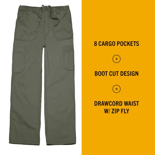 Carhartt Men's Ripstop Multi-Cargo Scrub Pant, Olive, Small