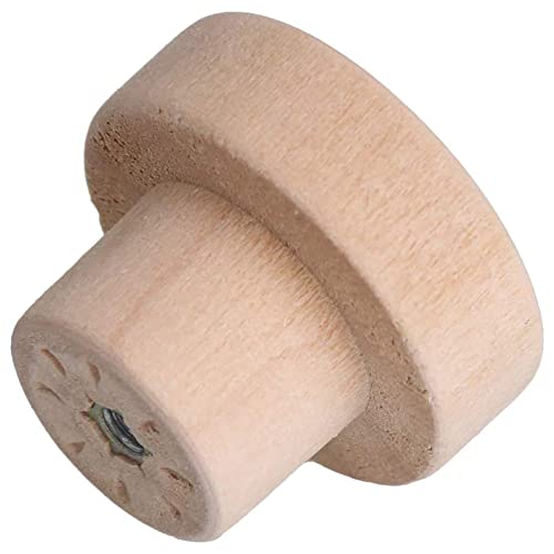 Cabinet Furniture Drawer Knobs Round Wood Drawer Handles Drawer Pull Cabinet Knob 4mmx25mm Pack of 20