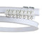 Ziang Bendable Straight Curved Curtain Track Alloy Plastic Windows and Balcony Curtain Track Soft Curved Track Curved Track Rail Slide Rail Accessories (4 Meters)